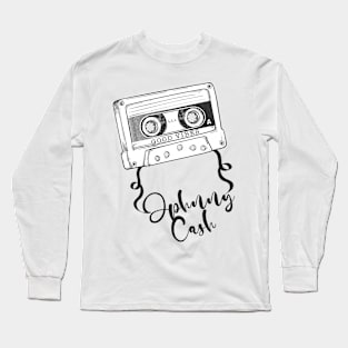 Good Vibes Johnny Cash // Retro Ribbon Cassette Long Sleeve T-Shirt